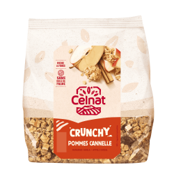 Crunchy pommes cannelle 500g Celnat  dans votre magasin bio en ligne Etiketbio.eu