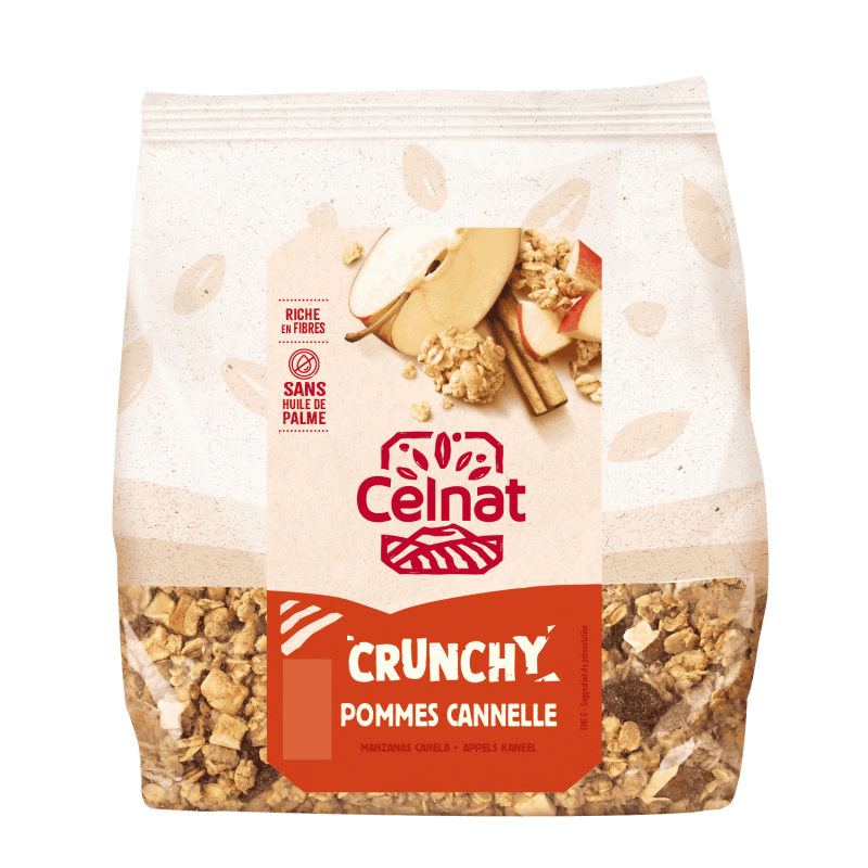 Crunchy pommes cannelle 500g Celnat dans votre magasin bio en ligne Etiketbio.eu Crunchy pommes cannelle 500g Celnat dans votre magasin bio en ligne Etiketbio.eu