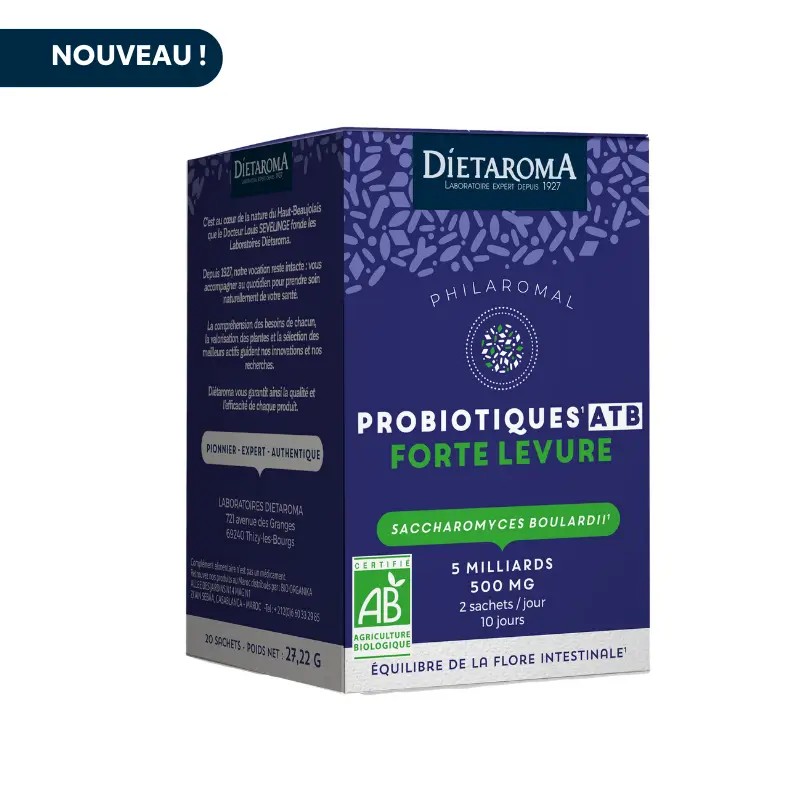 Philaromal ATB Forte Levure 20 sachets Dietaroma Dietaroma  dans votre magasin bio en ligne Etiketbio.eu