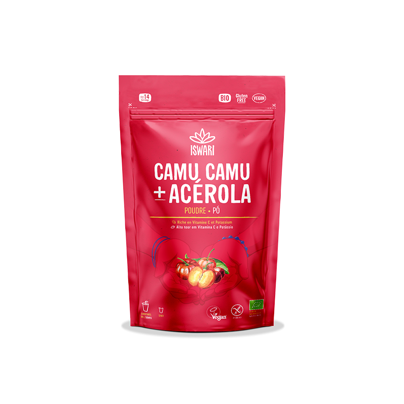 Camu Camu & Acérola poudre 70 g Iswari Iswari dans votre magasin bio en ligne Etiketbio.eu Camu Camu & Acérola poudre 70 g Iswari Iswari dans votre magasin bio en ligne Etiketbio.eu
