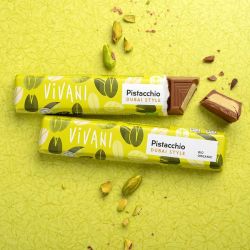 Chocolat pistache Vivani Dubaï style 40g Vivani  dans votre magasin bio en ligne Etiketbio.eu