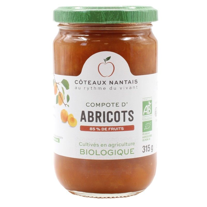 Compote abricots Coteaux Nantais 315g Coteaux Nantais dans votre magasin bio en ligne Etiketbio.eu Compote abricots Coteaux Nantais 315g Coteaux Nantais dans votre magasin bio en ligne Etiketbio.eu