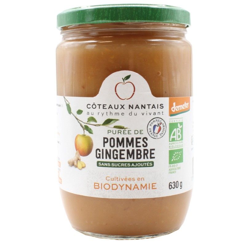 Purée pommes gingembre Coteaux Nantais Coteaux Nantais dans votre magasin bio en ligne Etiketbio.eu Purée pommes gingembre Coteaux Nantais Coteaux Nantais dans votre magasin bio en ligne Etiketbio.eu