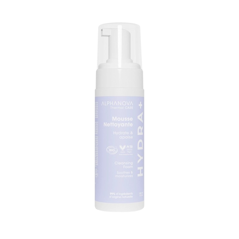 Mousse nettoyante Hydra+ Alphanova 150 ml Alphanova  dans votre magasin bio en ligne Etiketbio.eu