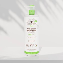 Gel lavant nourrissant Alphanova Bébé 400 ml Alphanova  dans votre magasin bio en ligne Etiketbio.eu