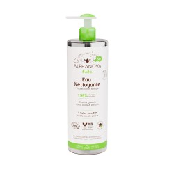 Eau nettoyante Alphanova Bébé 400 ml Alphanova  dans votre magasin bio en ligne Etiketbio.eu