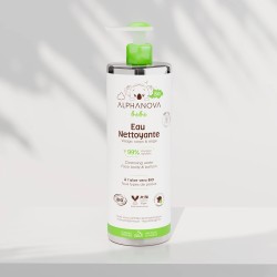 Eau nettoyante Alphanova Bébé 400 ml Alphanova  dans votre magasin bio en ligne Etiketbio.eu