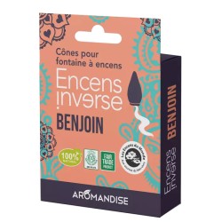 Cônes fontaine benjoin Les Encens du Monde Les encens du monde  dans votre magasin bio en ligne Etiketbio.eu