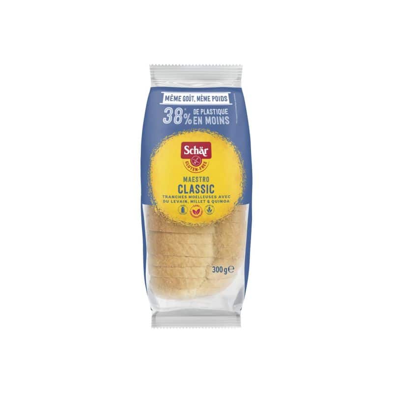 PAIN DEMI-FRAIS CLASSIC (300G) SCHAR Schär  dans votre magasin bio en ligne Etiketbio.eu