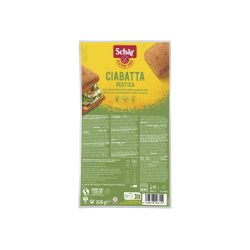 Pain Ciabatta Rustica Schär 200g Schär  dans votre magasin bio en ligne Etiketbio.eu