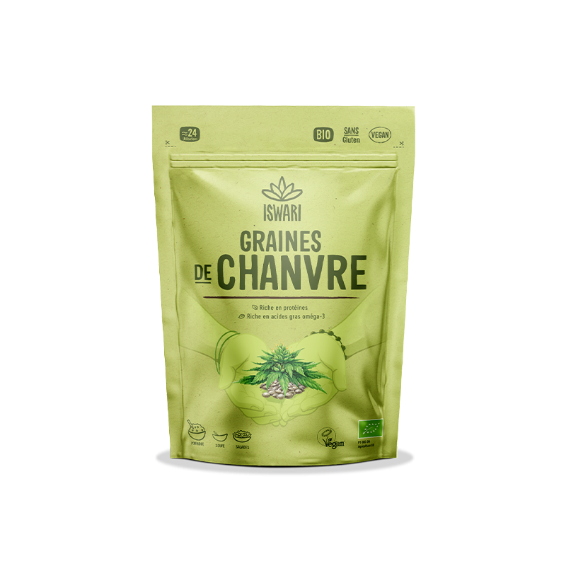 Graines de chanvre Iswari 250 g Graines de chanvre Iswari 250 g