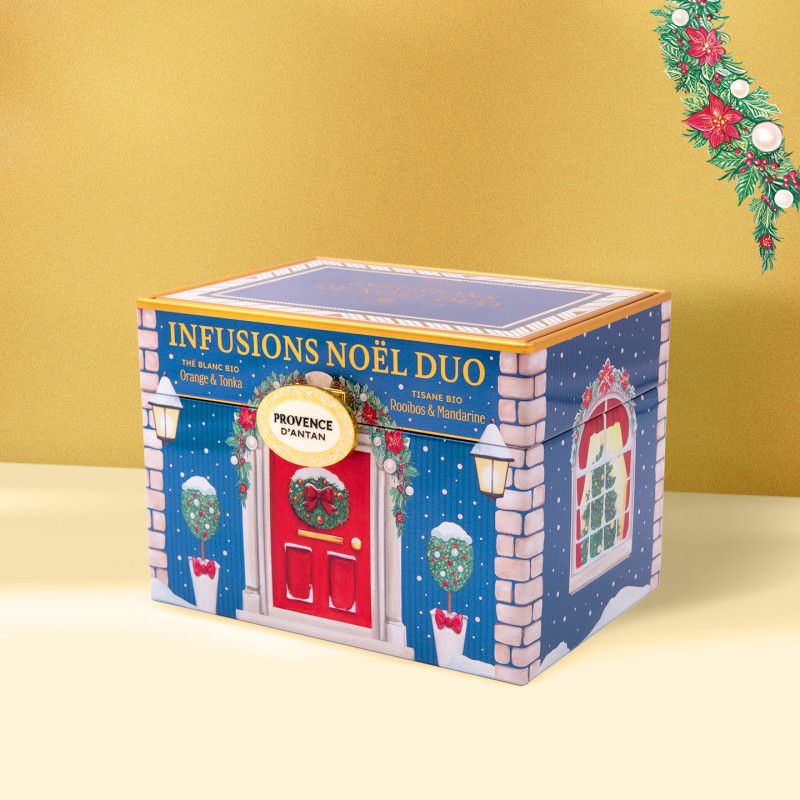 Coffret Noël thé & tisane Provence d’Antan Romon Nature dans votre magasin bio en ligne Etiketbio.eu Coffret Noël thé & tisane Provence d’Antan Romon Nature dans votre magasin bio en ligne Etiketbio.eu