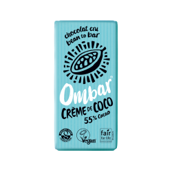 Chocolat cru vegan creme de coco 35g Ombar  dans votre magasin bio en ligne Etiketbio.eu