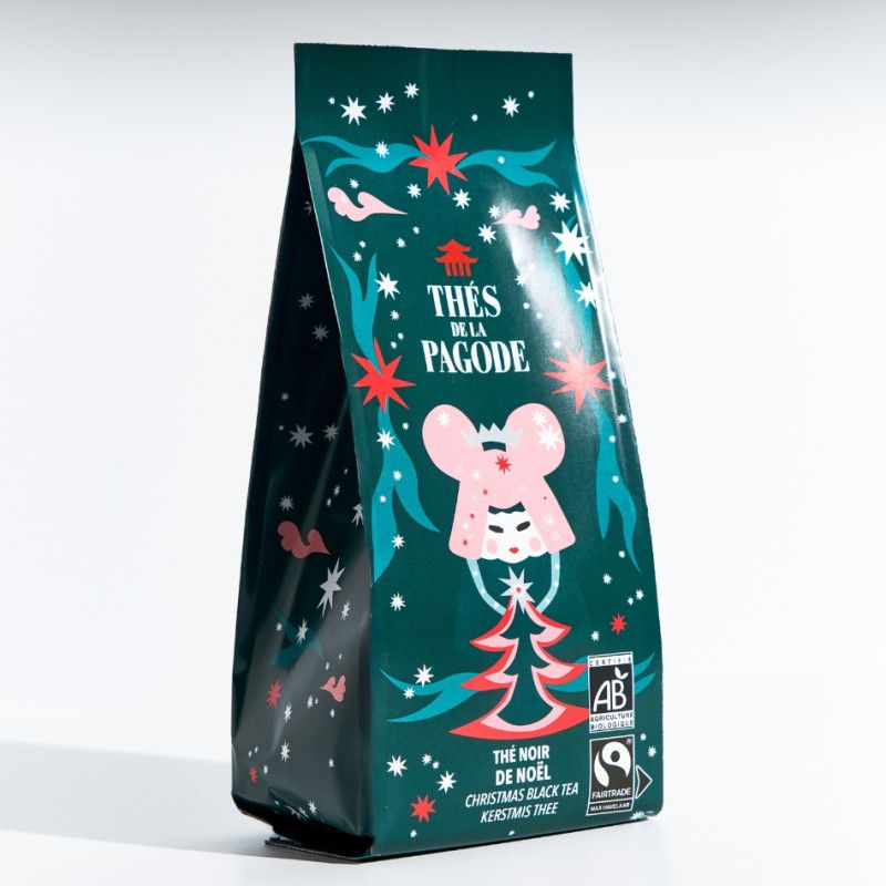 Thé noir de Noël Thés de la Pagode 70 g Les Thés de la Pagode  dans votre magasin bio en ligne Etiketbio.eu Thé noir de Noël Thés de la Pagode 70 g Les Thés de la Pagode  dans votre magasin bio en ligne Etiketbio.eu