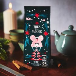 Thé noir de Noël Thés de la Pagode 70 g Les Thés de la Pagode  dans votre magasin bio en ligne Etiketbio.eu Thé noir de Noël Thés de la Pagode 70 g Les Thés de la Pagode  dans votre magasin bio en ligne Etiketbio.eu