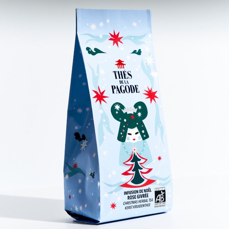 Infusion Noël Rose Givrée Thés de la Pagode Les Thés de la Pagode  dans votre magasin bio en ligne Etiketbio.eu