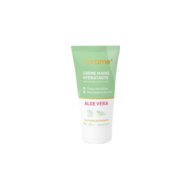 Crème mains Aloe vera Florame 50 ml Florame  dans votre magasin bio en ligne Etiketbio.eu Crème mains Aloe vera Florame 50 ml Florame  dans votre magasin bio en ligne Etiketbio.eu