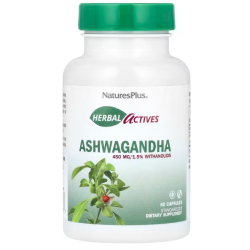 Ashwagandha 450 mg Nature’s Plus 60 gélules Nature's Plus  dans votre magasin bio en ligne Etiketbio.eu