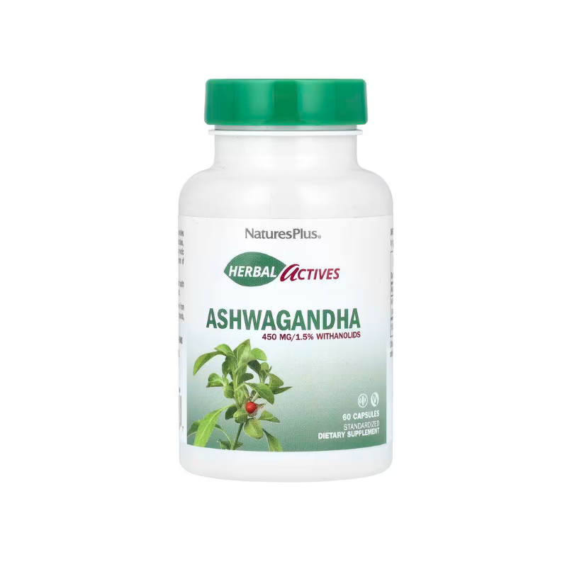 Ashwagandha 450 mg Nature’s Plus 60 gélules Nature's Plus  dans votre magasin bio en ligne Etiketbio.eu Ashwagandha 450 mg Nature’s Plus 60 gélules Nature's Plus  dans votre magasin bio en ligne Etiketbio.eu
