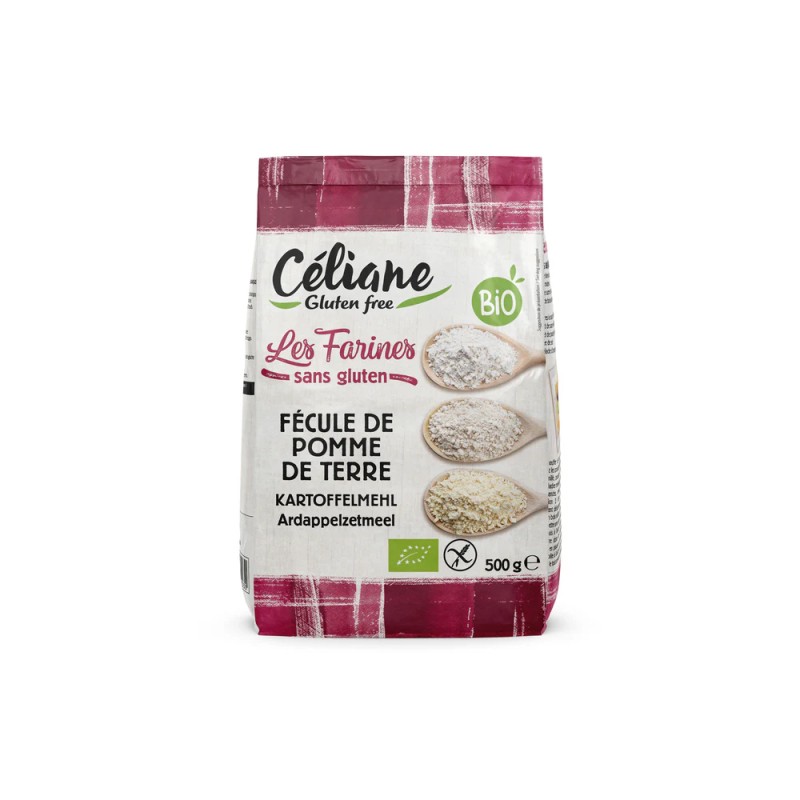 Fécule de pomme de terre Céliane 500g Les Recettes de Céliane  dans votre magasin bio en ligne Etiketbio.eu