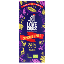 Chocolat noir gingembre 70g Lovechock   dans votre magasin bio en ligne Etiketbio.eu