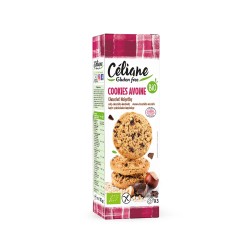 Cookies avoine chocolat noisettes Céliane 120g Les Recettes de Céliane  dans votre magasin bio en ligne Etiketbio.eu