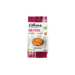 Macaronis lentilles corail Céliane – 300 g Les Recettes de Céliane  dans votre magasin bio en ligne Etiketbio.eu