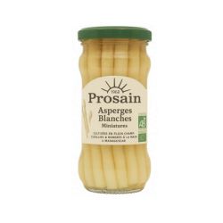 Asperges blanches miniatures Prosain 110g Prosain  dans votre magasin bio en ligne Etiketbio.eu