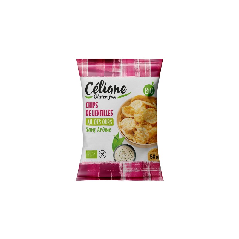 Chips ail des ours Céliane – 50 g Les Recettes de Céliane  dans votre magasin bio en ligne Etiketbio.eu Chips ail des ours Céliane – 50 g Les Recettes de Céliane  dans votre magasin bio en ligne Etiketbio.eu