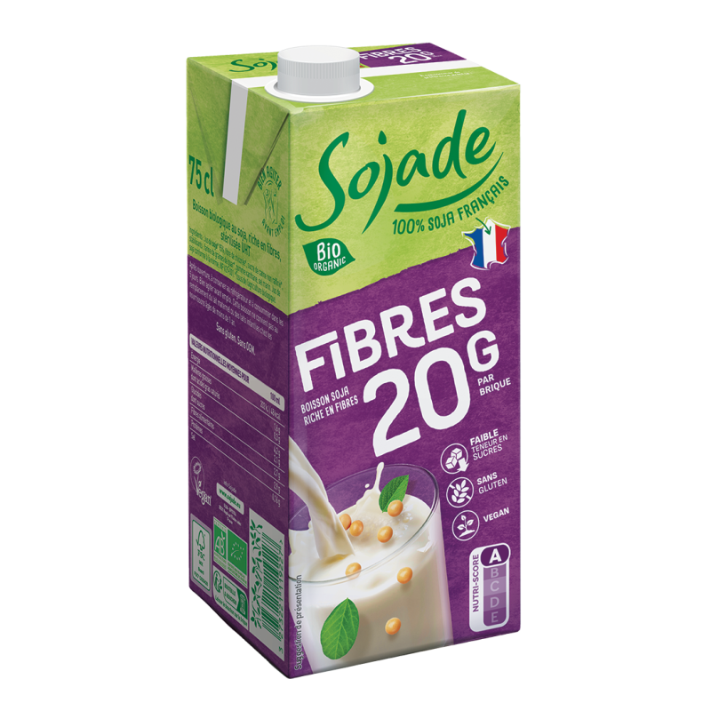 Boisson soja fibres Sojade – 75 cl Sojade  dans votre magasin bio en ligne Etiketbio.eu Boisson soja fibres Sojade – 75 cl Sojade  dans votre magasin bio en ligne Etiketbio.eu