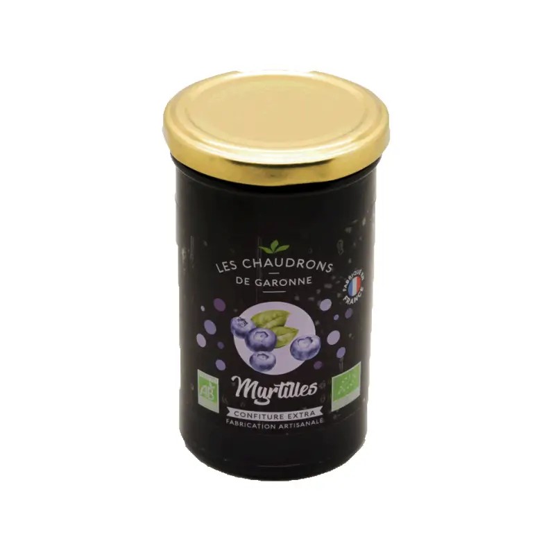 Confiture de myrtille 300g Biolo’Klock  dans votre magasin bio en ligne Etiketbio.eu