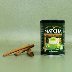 Matcha cannelle agrumes Aromandise – 170 g Aromandise  dans votre magasin bio en ligne Etiketbio.eu Matcha cannelle agrumes Aromandise – 170 g Aromandise  dans votre magasin bio en ligne Etiketbio.eu