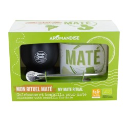 Coffret Maté & calebasse Aromandise – 100 g Aromandise  dans votre magasin bio en ligne Etiketbio.eu