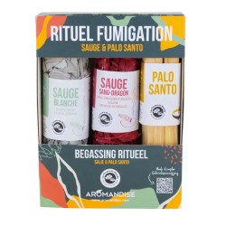 Coffret Mon Rituel Fumigation – Aromandise Aromandise  dans votre magasin bio en ligne Etiketbio.eu