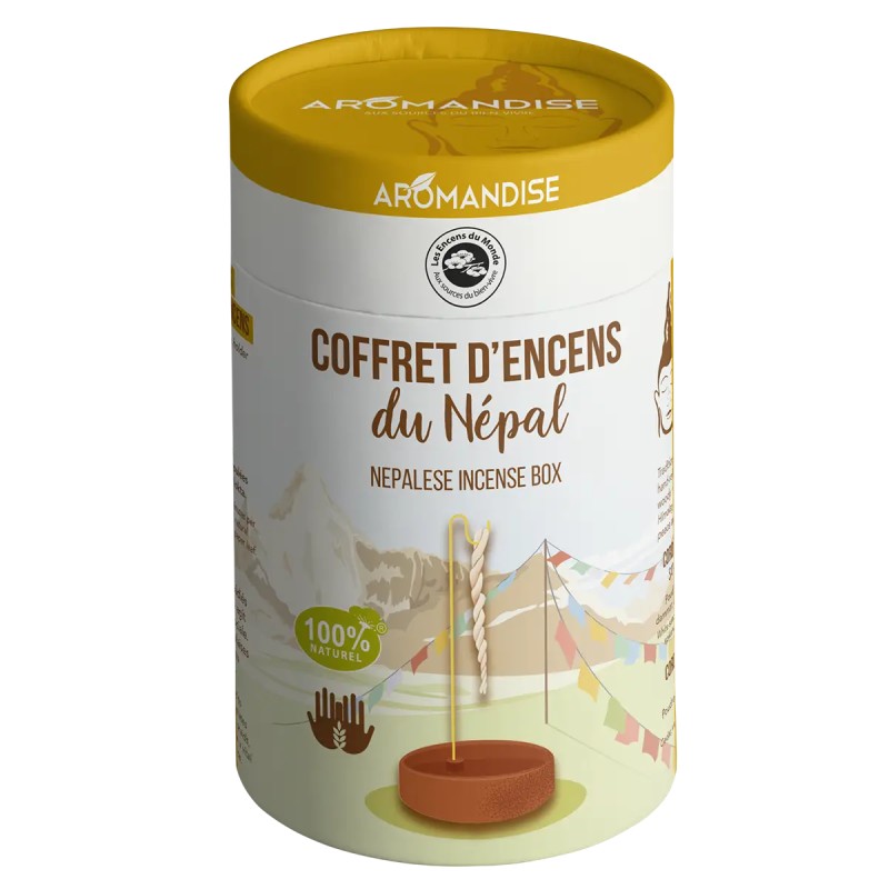 Coffret encens du Népal – Aromandise Aromandise  dans votre magasin bio en ligne Etiketbio.eu Coffret encens du Népal – Aromandise Aromandise  dans votre magasin bio en ligne Etiketbio.eu