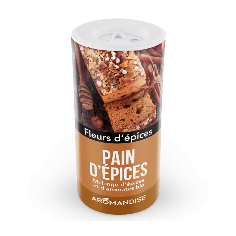 Fleurs d’épices Pain d’épices Aromandise 50 g Aromandise  dans votre magasin bio en ligne Etiketbio.eu Fleurs d’épices Pain d’épices Aromandise 50 g Aromandise  dans votre magasin bio en ligne Etiketbio.eu