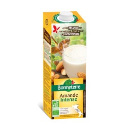 Boisson amande intense 1l Bonneterre  dans votre magasin bio en ligne Etiketbio.eu Boisson amande intense 1l Bonneterre  dans votre magasin bio en ligne Etiketbio.eu