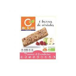 Barre pomme framboise 125g BIOSOLEIL dans votre magasin bio en ligne Etiketbio.eu