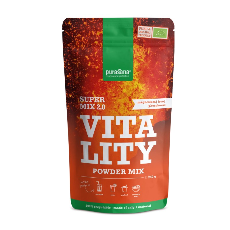 Vitality Mix Purasana – Mélange Vitalité 250 g Purasana  dans votre magasin bio en ligne Etiketbio.eu