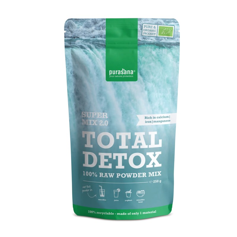 Total Detox Mix Purasana – 250 g Purasana  dans votre magasin bio en ligne Etiketbio.eu
