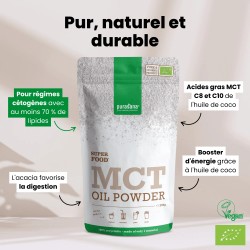 Keto MCT Poudre Purasana – 200 g Purasana  dans votre magasin bio en ligne Etiketbio.eu
