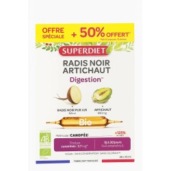 Quatuor Digestion 20+10 ampoules – Superdiet Super Diet  dans votre magasin bio en ligne Etiketbio.eu