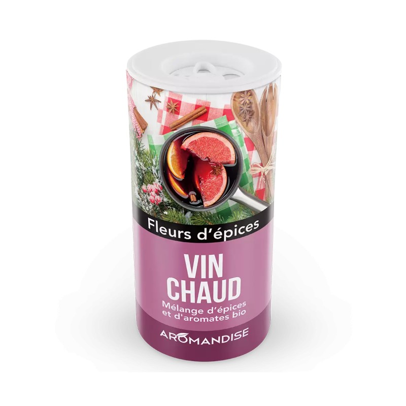 Fleurs d’épices vin chaud – Aromandise 50 g Aromandise  dans votre magasin bio en ligne Etiketbio.eu