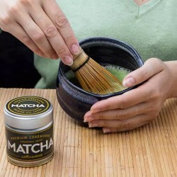 Coffret Matcha cérémonie bol bleu – Aromandise Aromandise  dans votre magasin bio en ligne Etiketbio.eu