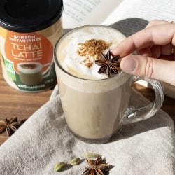 Tchaï latte avoine 170 g – Aromandise Aromandise  dans votre magasin bio en ligne Etiketbio.eu