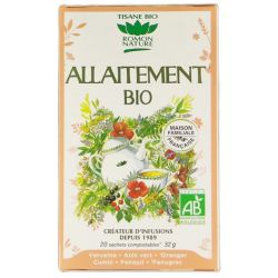 Tisane allaitement bio Romon Nature – 20 sachets Romon Nature  dans votre magasin bio en ligne Etiketbio.eu