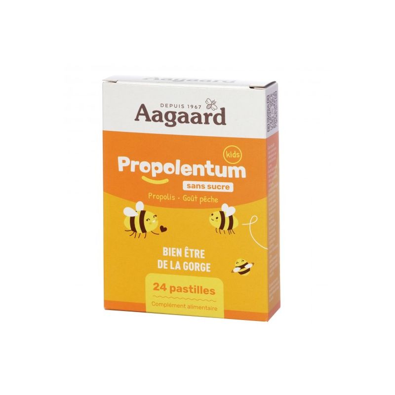 Pastilles propolis enfant – Propolentum Aagaard Aagaard  dans votre magasin bio en ligne Etiketbio.eu