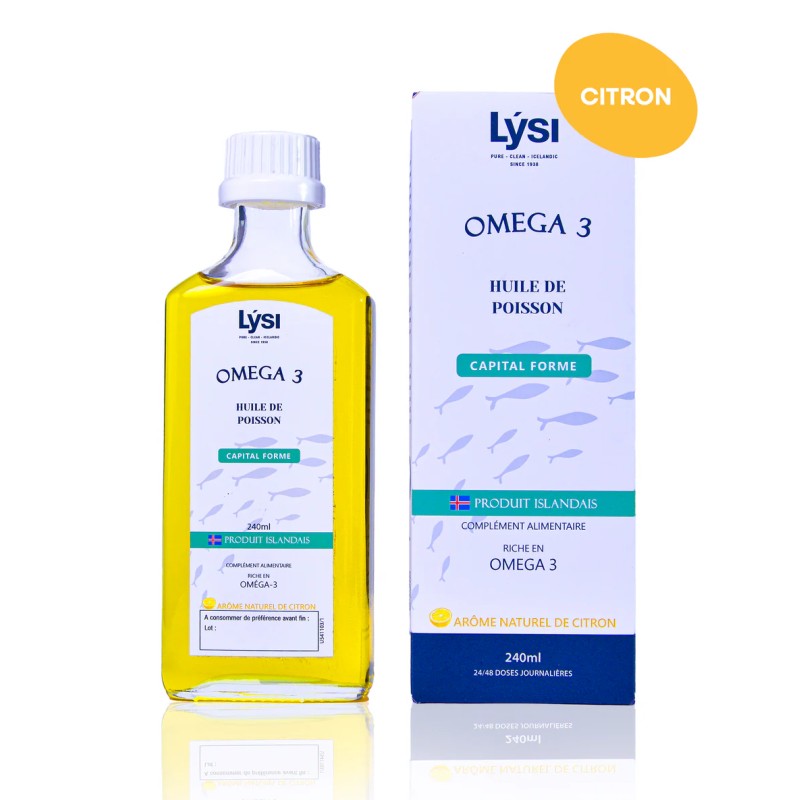 Oméga-3 huile poissons sauvages Lysi 240 ml Lysi oméga  dans votre magasin bio en ligne Etiketbio.eu