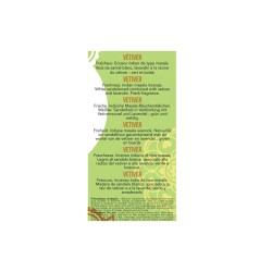 Encens vétiver indien – Les Encens du Monde Les encens du monde  dans votre magasin bio en ligne Etiketbio.eu