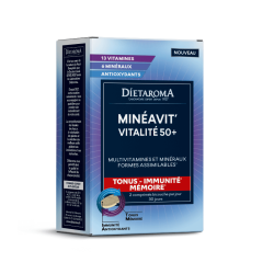 Minéavit Vitalité 50+ Dietaroma – 60 comp Dietaroma  dans votre magasin bio en ligne Etiketbio.eu